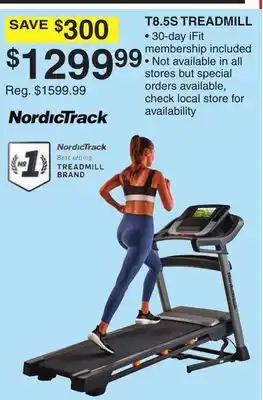 Dunham's Sports T8.5S TREADMILL offer