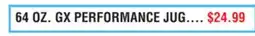 Dunham's Sports 64 OZ. GX PERFORMANCE JUG offer