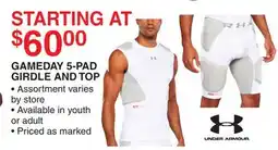 Dunham's Sports GAMEDAY 5-PAD GIRDLE AND TOP offer