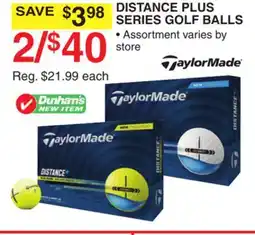 Dunham's Sports DISTANCE PLUS SERIES GOLF BALLS offer