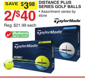 Dunham's Sports DISTANCE PLUS SERIES GOLF BALLS offer