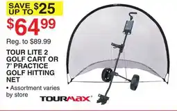 Dunham's Sports TOUR LITE 2 GOLF CART OR 7' PRACTICE GOLF HITTING NET offer