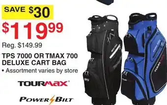 Dunham's Sports TPS 7000 OR TMAX 700 DELUXE CART BAG offer