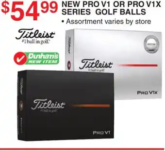 Dunham's Sports PRO V1 OR PRO V1X SERIES GOLF BALLS offer
