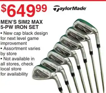 Dunham's Sports TAYLORMADE MEN'S SIM2 MAX 5-PW IRON SET offer