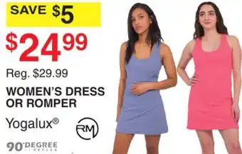 Dunham's Sports WOMEN'S DRESS OR ROMPER YOGALUX offer