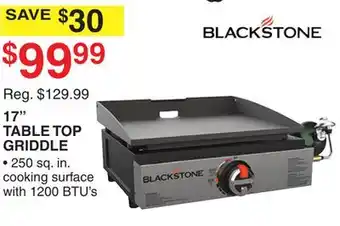 Dunham's Sports 17 TABLE TOP GRIDDLE offer