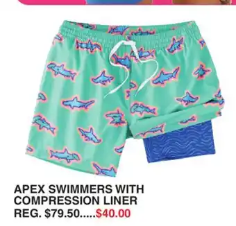Dunham's Sports APEX SWIMMERS WITH COMPRESSION LINER offer