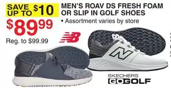 Dunham's Sports MEN'S ROAV DS FRESH FOAM OR SLIP IN GOLF SHOES offer