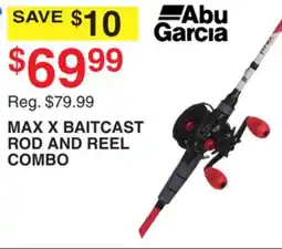 Dunham's Sports MAX X BAITCAST ROD AND REEL COMBO offer