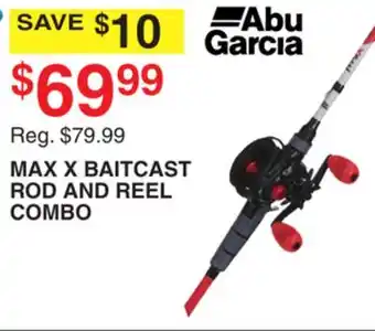 Dunham's Sports MAX X BAITCAST ROD AND REEL COMBO offer