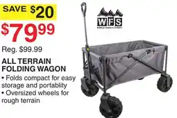 Dunham's Sports ALL TERRAIN FOLDING WAGON offer