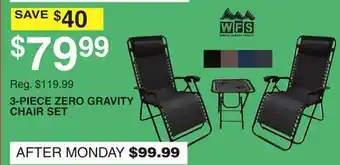 Dunham's Sports 3-PIECE ZERO GRAVITY CHAIR SET offer