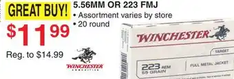 Dunham's Sports 5.56MM OR 223 FMJ offer