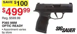 Dunham's Sports P365 9MM OPTIC READY offer