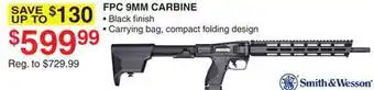 Dunham's Sports FPC 9MM CARBINE offer