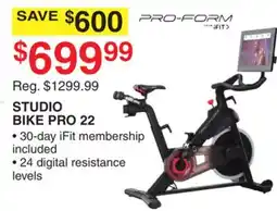Dunham's Sports STUDIO BIKE PRO 22 offer