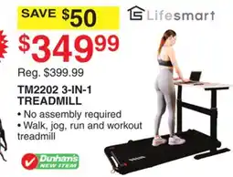 Dunham's Sports TM2202 3-IN-1 TREADMILL offer