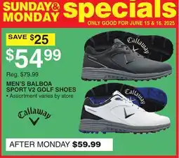 Dunham's Sports MEN'S BALBOA SPORT V2 GOLF SHOES offer