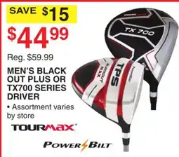 Dunham's Sports MEN'S BLACK OUT PLUS OR TX700 SERIES DRIVER offer