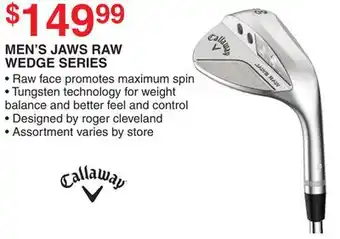 Dunham's Sports MEN'S JAWS RAW WEDGE SERIES offer