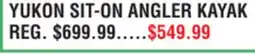 Dunham's Sports YUKON SIT-ON ANGLER KAYAK offer
