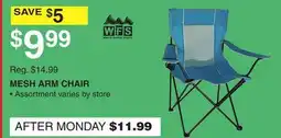 Dunham's Sports MESH ARM CHAIR offer