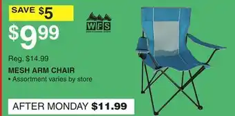 Dunham's Sports MESH ARM CHAIR offer