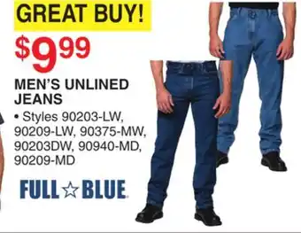 Dunham's Sports MEN'S UNLINED JEANS offer