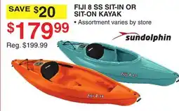 Dunham's Sports FIJI 8 SS SIT-IN OR SIT-ON KAYAK offer