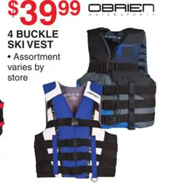 Dunham's Sports 4 BUCKLE SKI VEST offer
