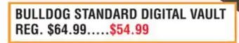 Dunham's Sports BULLDOG STANDARD DIGITAL VAULT offer