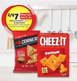 Meijer Cheez-It Crackers or Popcorners offer
