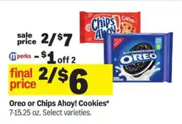 Meijer Oreo or Chips Ahoy! Cookies offer