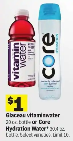 Meijer Glaceau vitaminwater or Core Hydration Water offer
