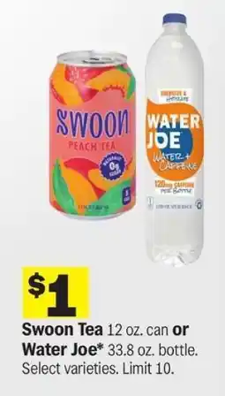 Meijer Swoon Tea or Water Joe offer