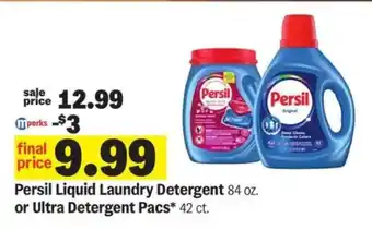 Meijer Persil Liquid Laundry Detergent or Ultra Detergent Pacs offer
