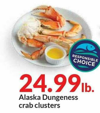 Hy-Vee Alaska Dungeness Crab Clusters offer