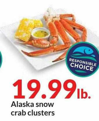 Hy-Vee Alaska Snow Crab Clusters offer