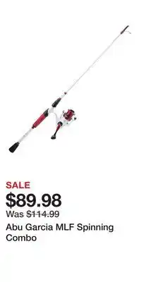 Cabela's Abu Garcia MLF Spinning Combo offer