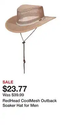 Cabela's RedHead CoolMesh Outback Soaker Hat for Men offer