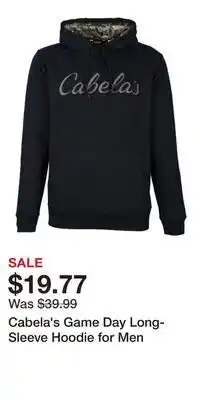Cabela's Cabela's Game Day Long-Sleeve Hoodie for Men offer