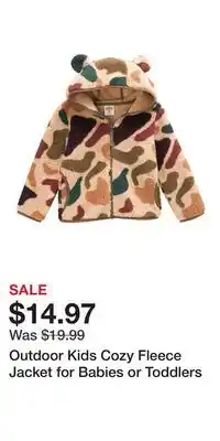 Cabela's Outdoor Kids Cozy Fleece Jacket for Babies or Toddlers offer