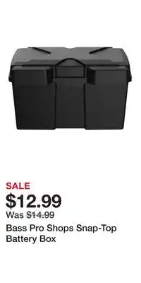 Cabela's Bass Pro Shops Snap-Top Battery Box offer