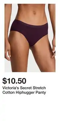 Victoria's Secret Victoria's Secret Stretch Cotton Hiphugger Panty offer
