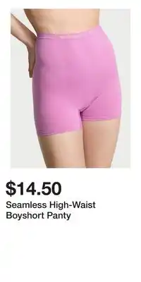 Victoria's Secret Seamless High-Waist Boyshort Panty offer