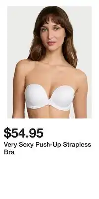 Victoria's Secret Very Sexy Push-Up Strapless Bra offer