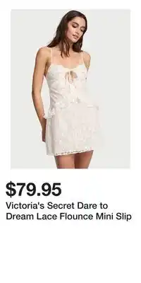 Victoria's Secret Victoria's Secret Dare to Dream Lace Flounce Mini Slip offer