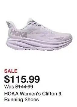 Dick's Sporting Goods Hoka women's clifton 9 running shoes offer