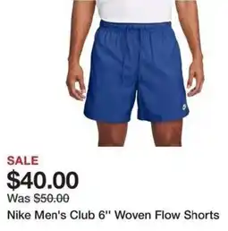 Dick's Sporting Goods Nike men's club woven flow shorts offer